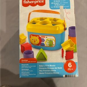Fisher-Price Baby's First Blocks - Blue, Yellow, and Red